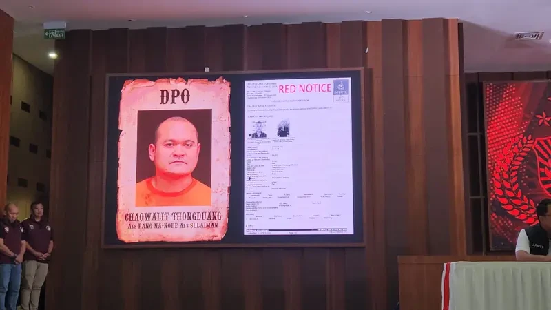 Buronan Thailand yang Ditangkap Polri di Bali Ternyata Pemimpin Gangster, Ini Jejak Kejahatannya!