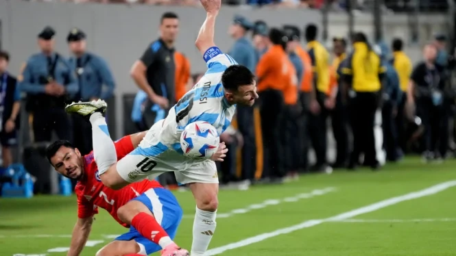 Argentina Memastikan Tempat di Perempatfinal Copa America 2024 setelah Mengalahkan Chile 1-0 (Ilustrasi)