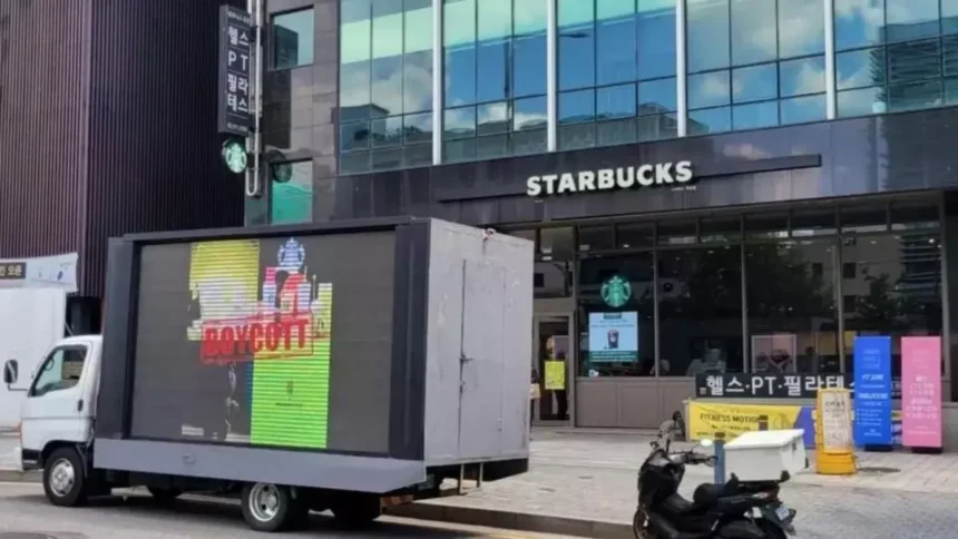 Boikot Unik Fans NCT: Truk Protes di Depan Starbucks Korea!