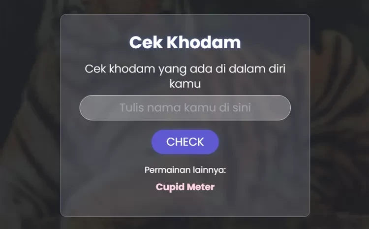 Viral di TikTok, Ini 2 Link Cara Cek Khodam Online yang Sedang Hits! (Ilustrasi)