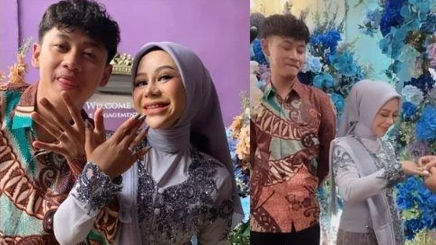 Cimoy Montok Dilamar TikToker Tampan Dimas Tirta, Makin Cantik Kenakan Hijab, Banjir Doa Baik