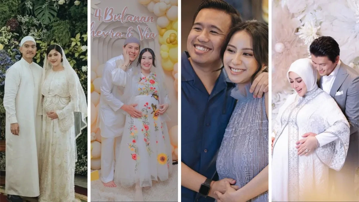 Beda Gaya, Sama Cantik: 4 Penampilan Syukuran Kehamilan Via Vallen, Erina Gudono, Syahrini, dan Clairine Clay