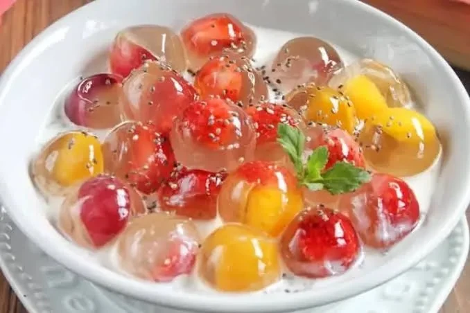 Resep Membuat Jelly Fruit Ball: Jajanan Viral 2024