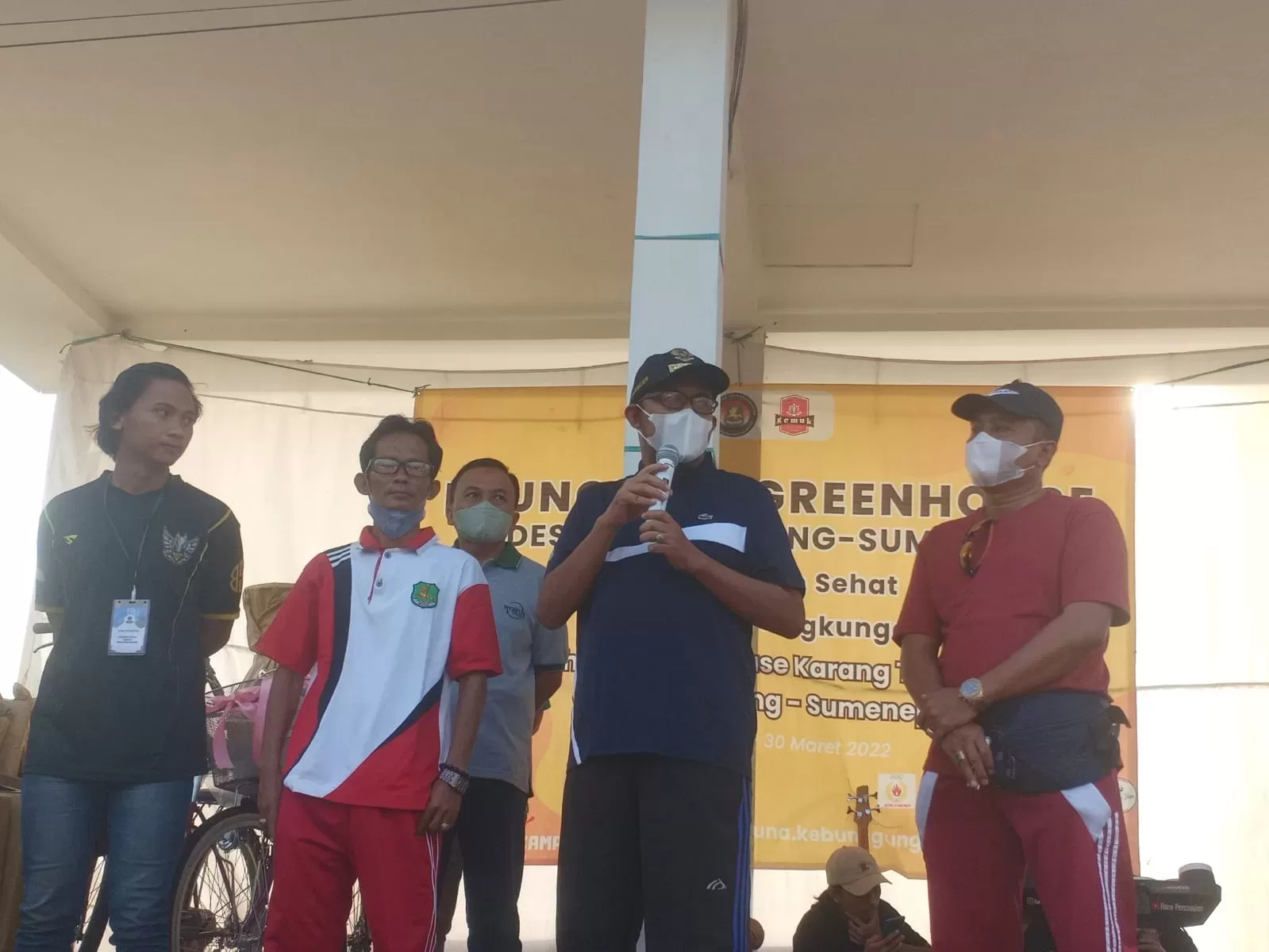 Bupati Sumenep Ra Fauzi buka Launching Greenhouse Desa Kebunagung