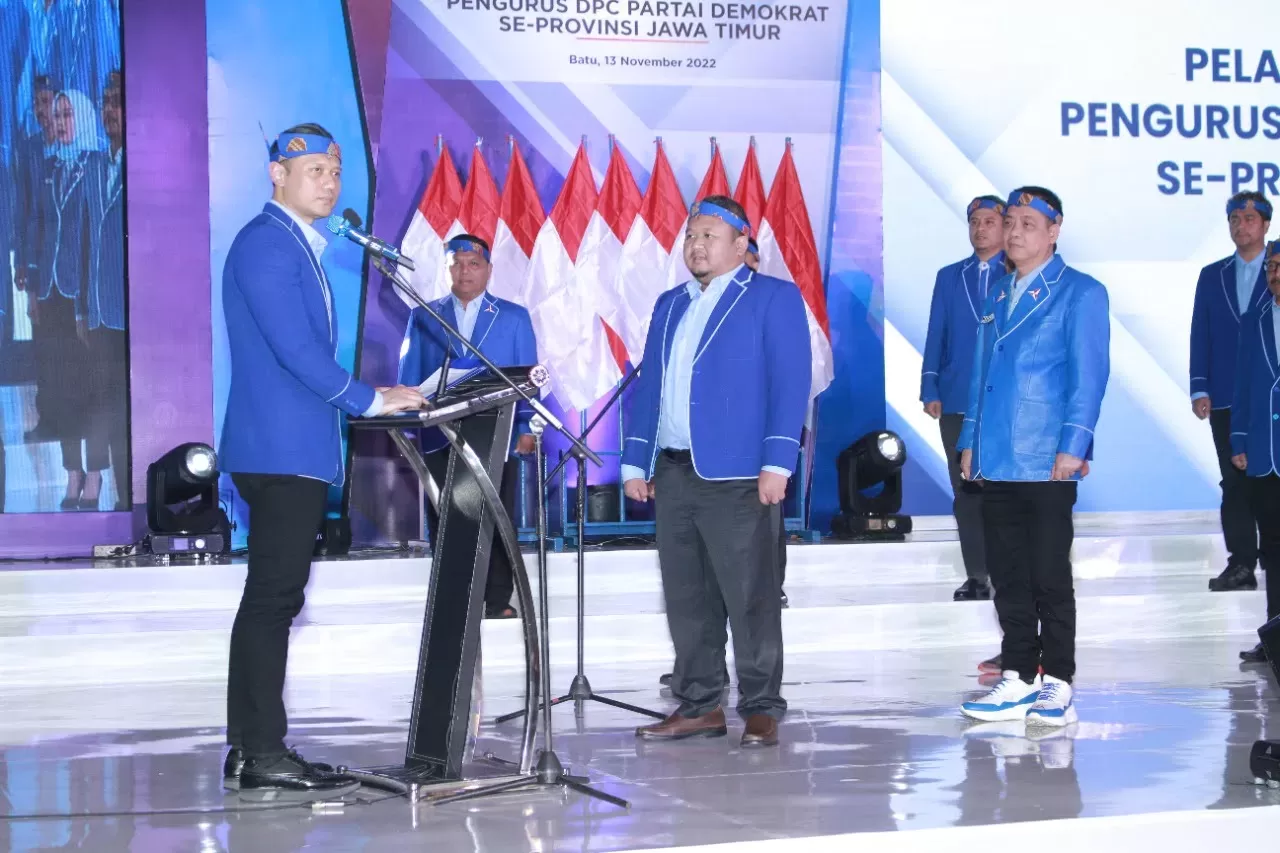 Ra Hasani Resmi Dilantik Jadi Ketua DPC Demokrat Kabupaten Bangkalan
