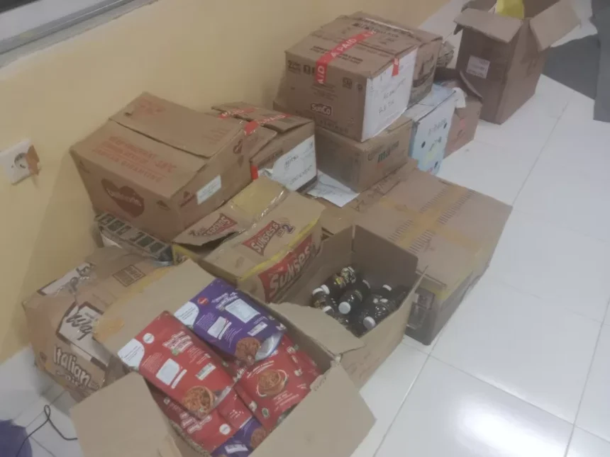 Produk UMKM Sumenep yang retur dari Transmart (foto: jurnalfaktual.id)