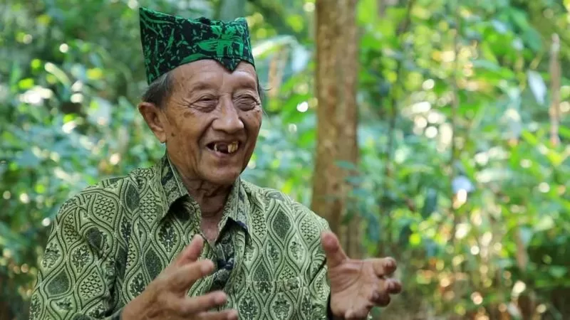 Slamet Menur salah satu penyintas Tragedi 65 sekaligus pencipta tarian Genjer-Genjer (BBC)