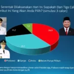 Hasil Survei Terbaru, Prabowo Gibran Unggul Dari Pasangan Lain