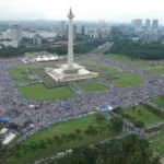 Lautan Manusia Di Monas: Suara Sholawat Demi Palestina