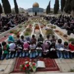 Tidak Ada Twibbon, Tidak Ada Status, Begini Cara Anak Anak Palestina Menghargai Ayah Mereka