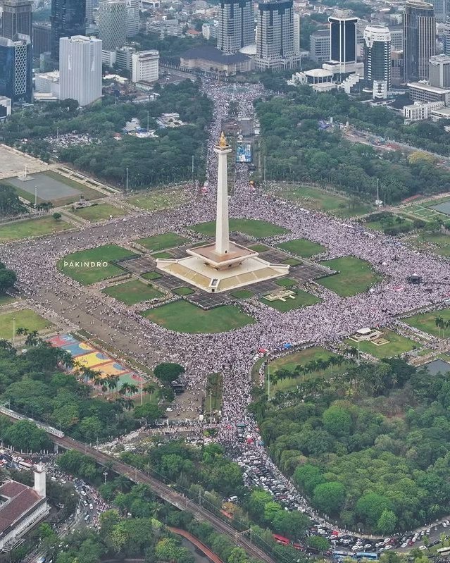 Monas Bergemuruh, 2 Juta Orang Bersatu Bela Palestina