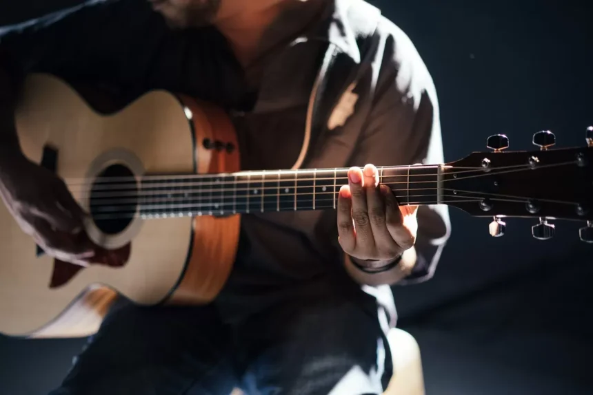 acoustic, guitar, guitarist