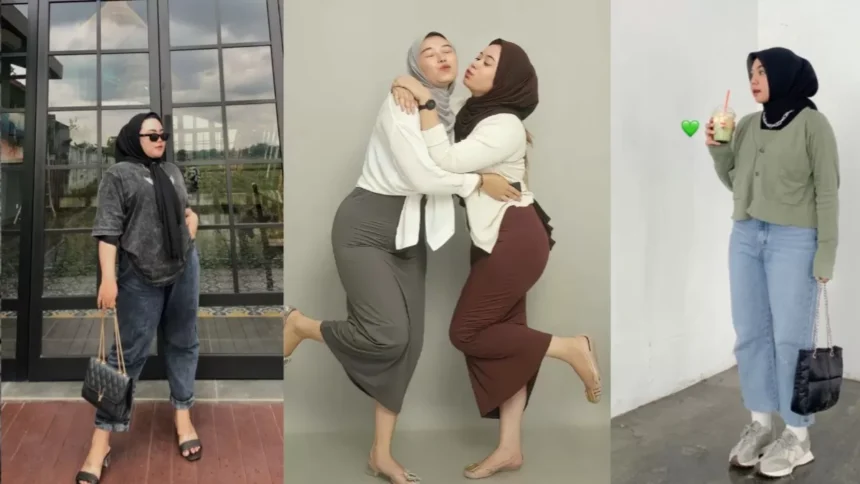 Body Gemuk Gak Masalah Kok, Coba Padukan Hijab Dengan 8 Outfit Sederhana Ini, Agar Makin Gemoy!