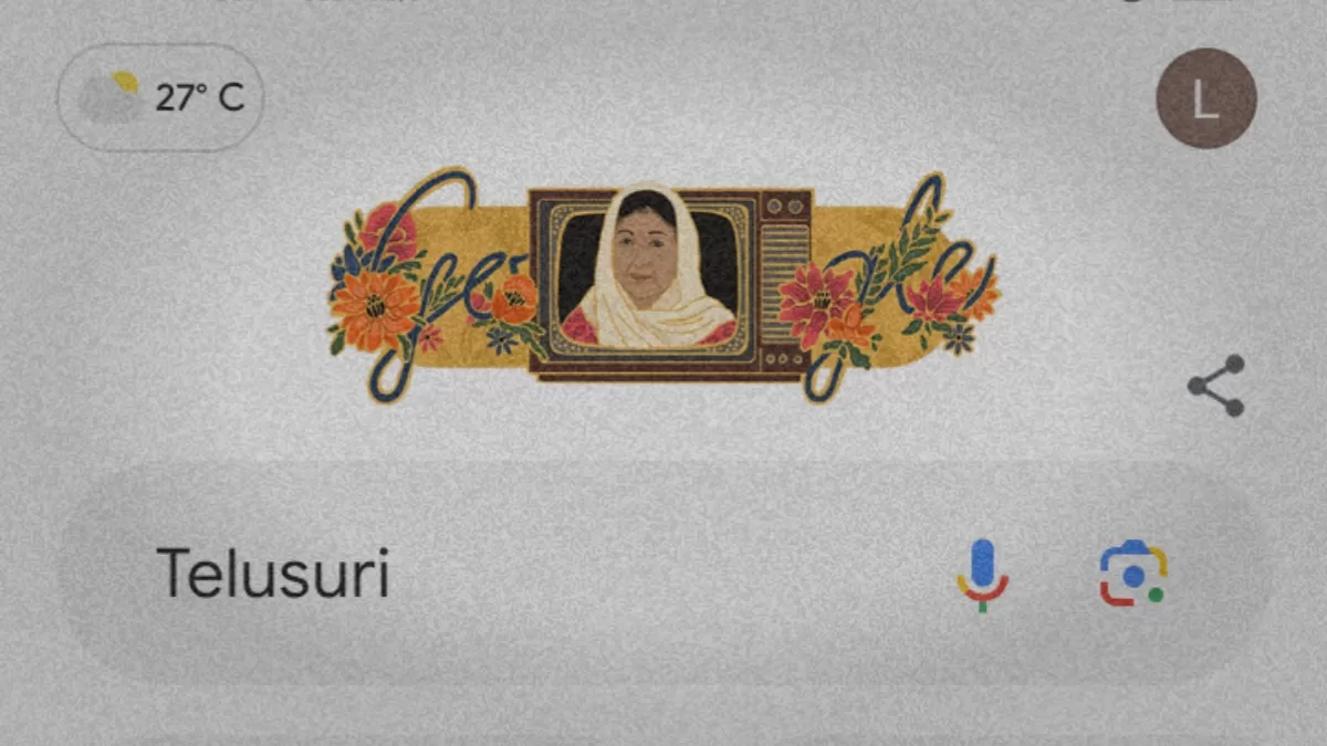 Aminah Cendrakasih, Bintang Film dan Sinetron yang Jadi Google Doodle