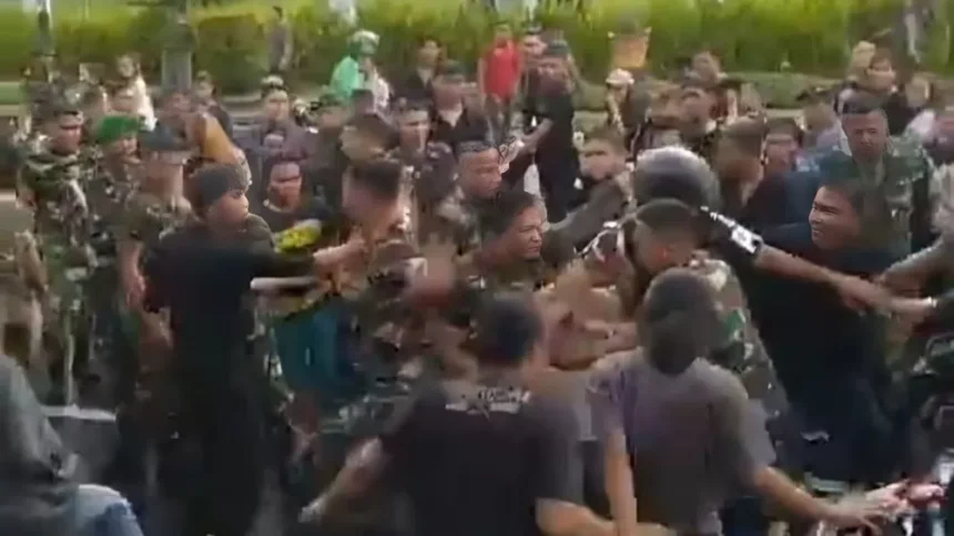 Manado: Suara Knalpot Brong Picu Bentrok antara Oknum TNI dan Pengiring Jenazah