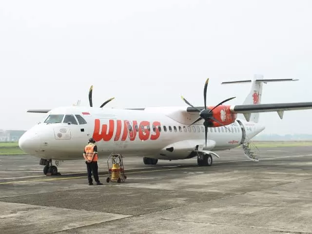 Erupsi Gunung Lewotobi, Lima Penerbangan Wings Air Tertunda