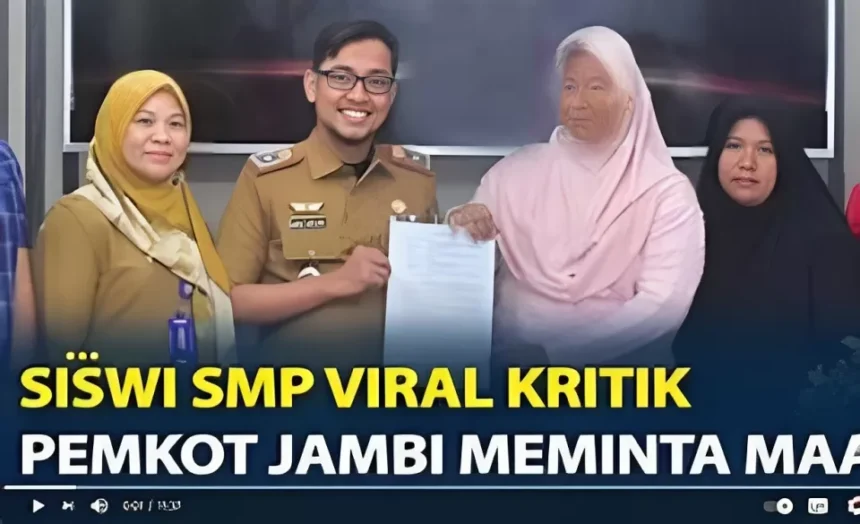 Viral! Siswi SMP di Jambi Kritik Wali Kota Jambi Demi Neneknya, Ini Tanggapan Pemkot Jambi