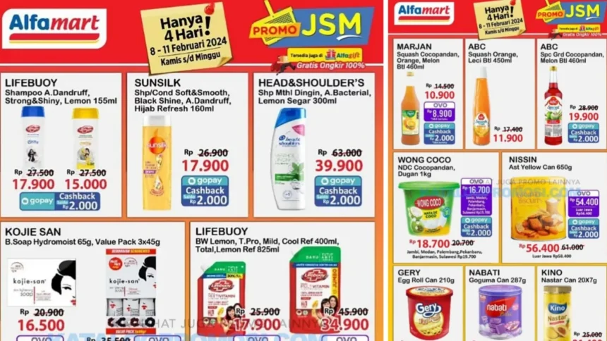Promo JSM Alfamart 10-11 Februari 2024, Belanja Akhir Pekan Hemat dan Lengkap!