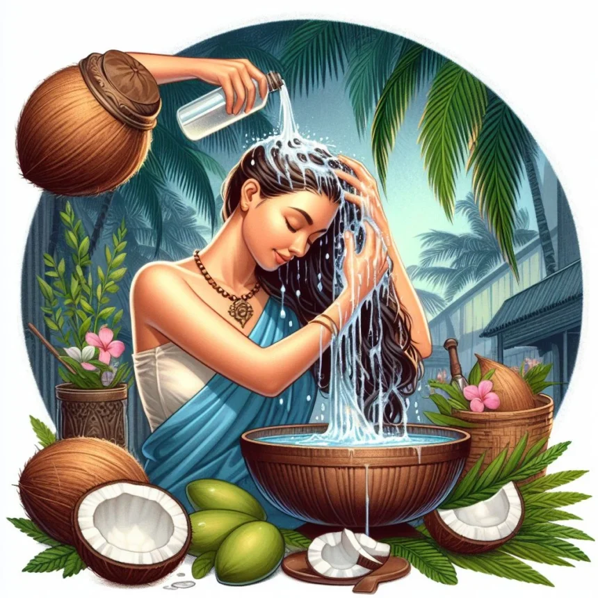 Keramas dengan Air Kelapa: Solusi Murah Meriah untuk Rambut Sehat dan Indah