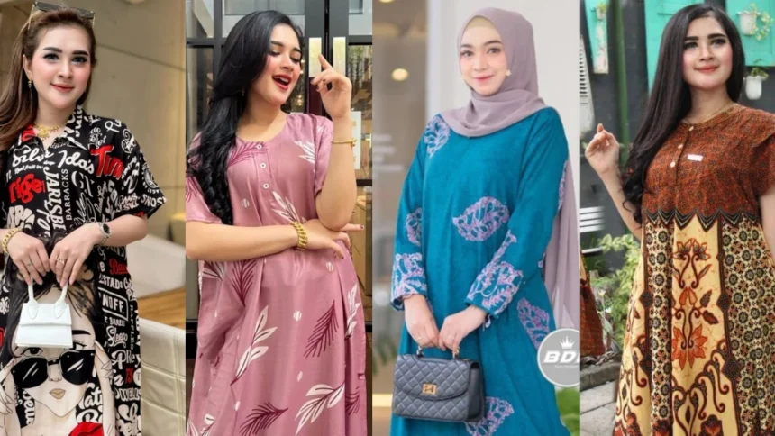 8 Daster Pilihan Ibu Cantik yang Menambah Kenyamanan saat Liburan di Rumah