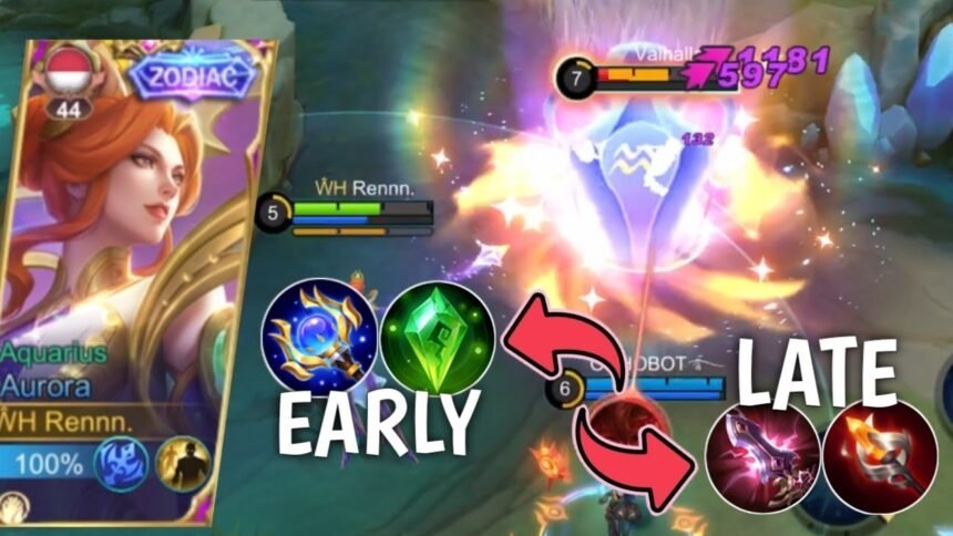 Build Sakit Hero Aurora, Sang Ratu Es: Menjadi Hero Paling Mematikan di Mobile Legends