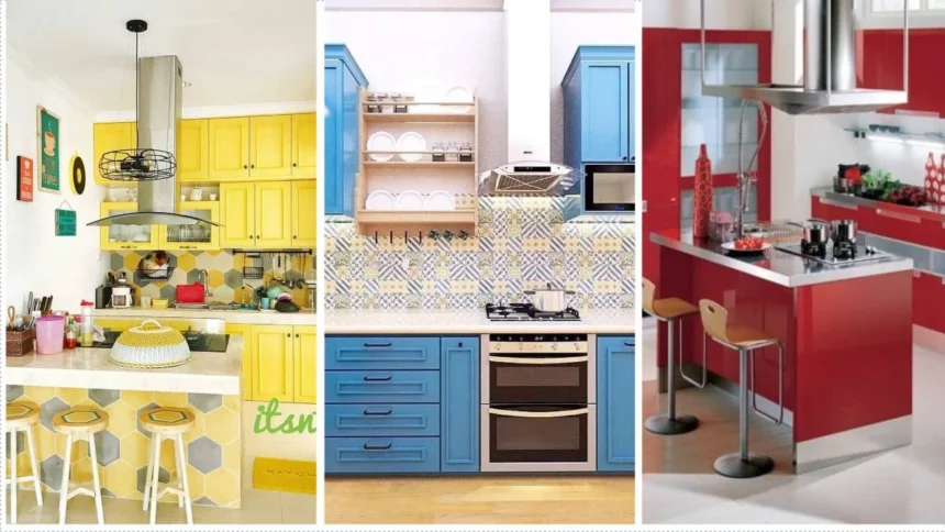 9 Desain Dapur Minimalis Modern dengan Warna-Warna Cerah dan Menyenangkan