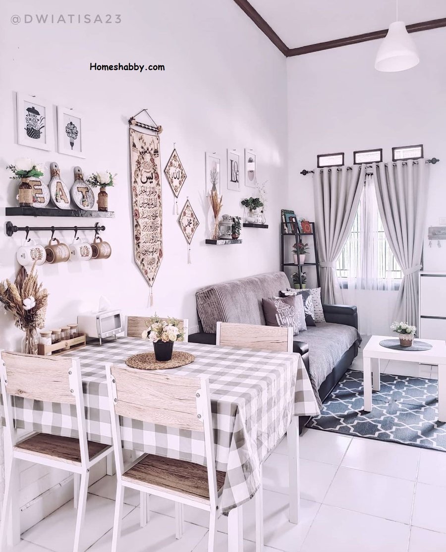 Desain Gabungan Ruang Tamu dan Ruang Makan Tanpa Sekat Untuk Hunian ...