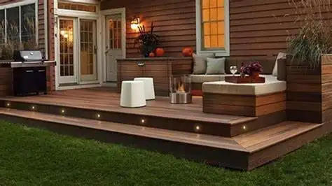 Teras Belakang Rumah Kayu, Desain Menarik dan Fungsional