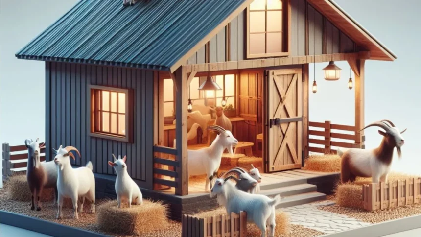 Kandang Kambing Modern Ini Bikin Peternakan Makin Hemat