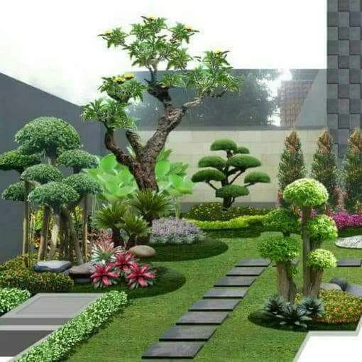 Cara Menata Taman Depan Rumah Sederhana dan Cantik, Meski Lahan Sempit Minimalis Tapi Tetap Mewah