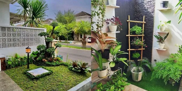 5 Ide Teras Mungil Depan Rumah dengan Taman Minimalis Modern yang Cantik