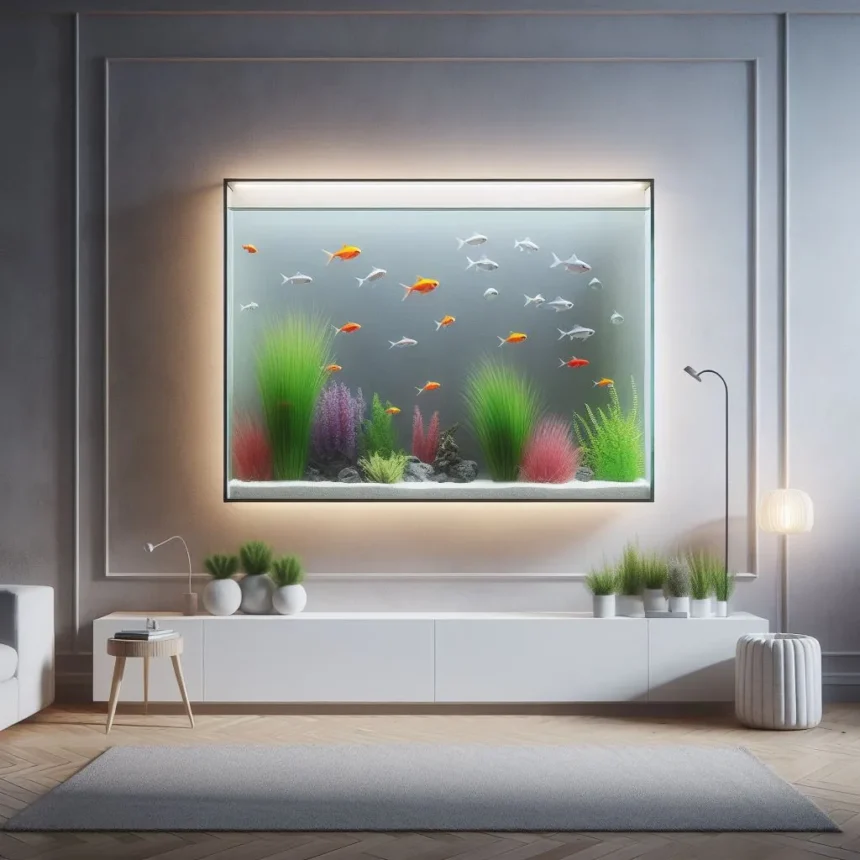 Tingkatkan Estetika Ruang Tamu Minimalis Anda dengan Aquarium Akrilik Bahari yang Menakjubkan