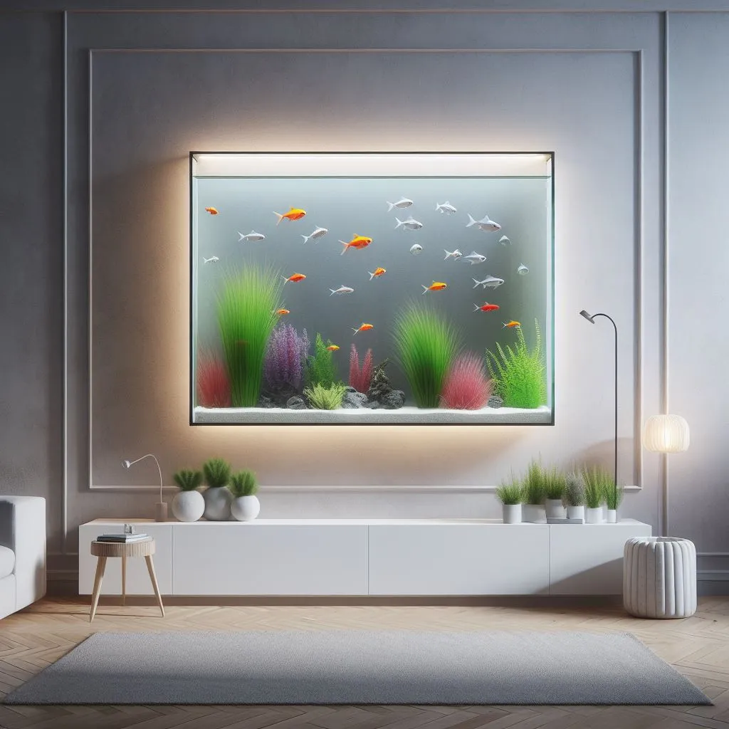 Tingkatkan Estetika Ruang Tamu Minimalis Anda dengan Aquarium Akrilik Bahari yang Menakjubkan