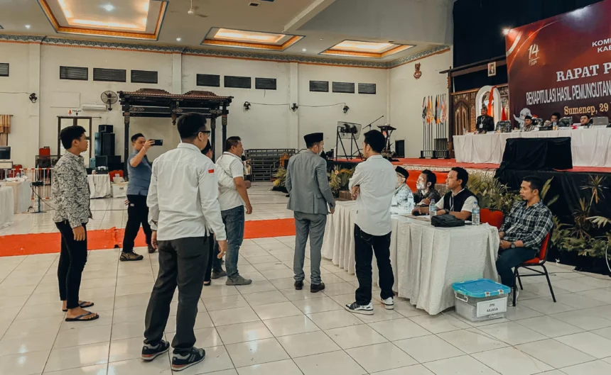 Caleg DPR-RI Partai Gerindra dan 10 Partai Politik dapat 0 Suara di Arjasa Sumenep dari 60 Ribu Lebih Pemilih