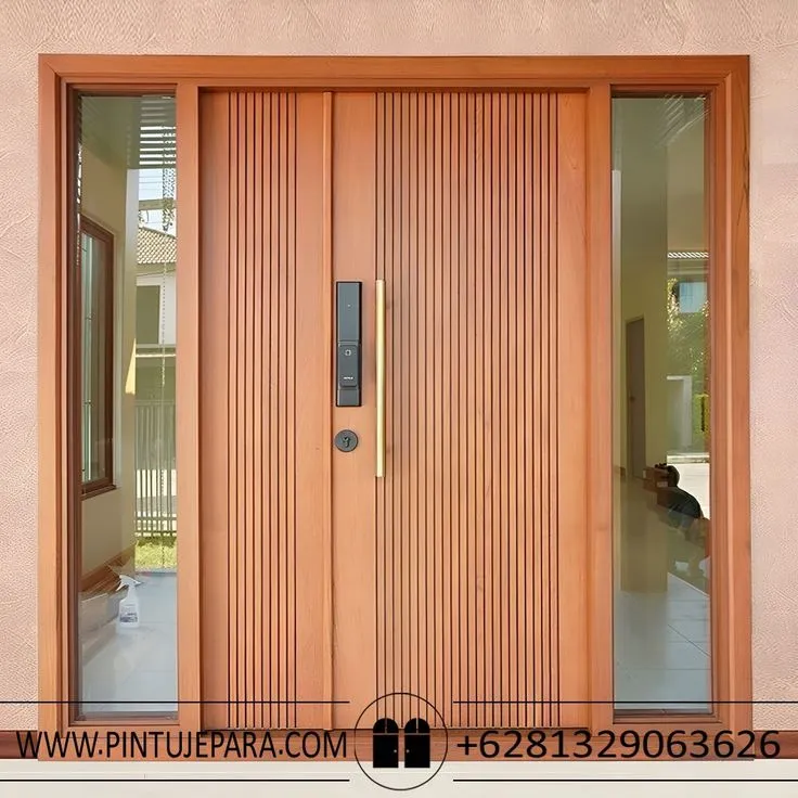 Pintu Minimalis Modern 2 Pintu Kayu: Ciptakan Suasana Hangat dan Alami di Rumah Impian