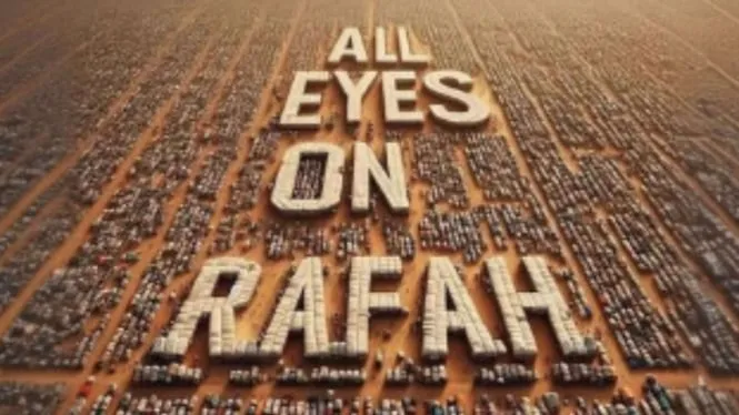 Ilustrasi All Eyes on Rafah Menggema, Ada yang Jadi Simbol Kekejaman Israel Terhadap Anak-Anak