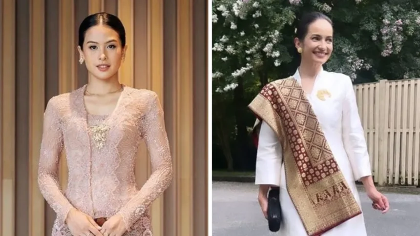 Maudy Ayunda dan Enzy Storia: Adu Pesona Kebaya Betawi