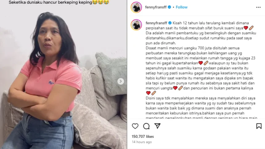Terbongkar! Sosok Fenny Frans FF: Pengusaha Kaya yang Viral karena Suami Selingkuh