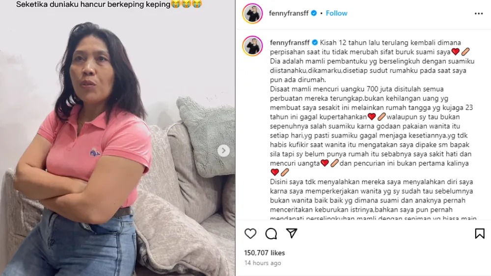Terbongkar! Sosok Fenny Frans FF: Pengusaha Kaya yang Viral karena Suami Selingkuh