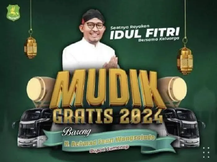 Bupati Sumenep Achmad Fauzi Meriahkan Hari Raya Idul Fitri dengan Mudik Gratis