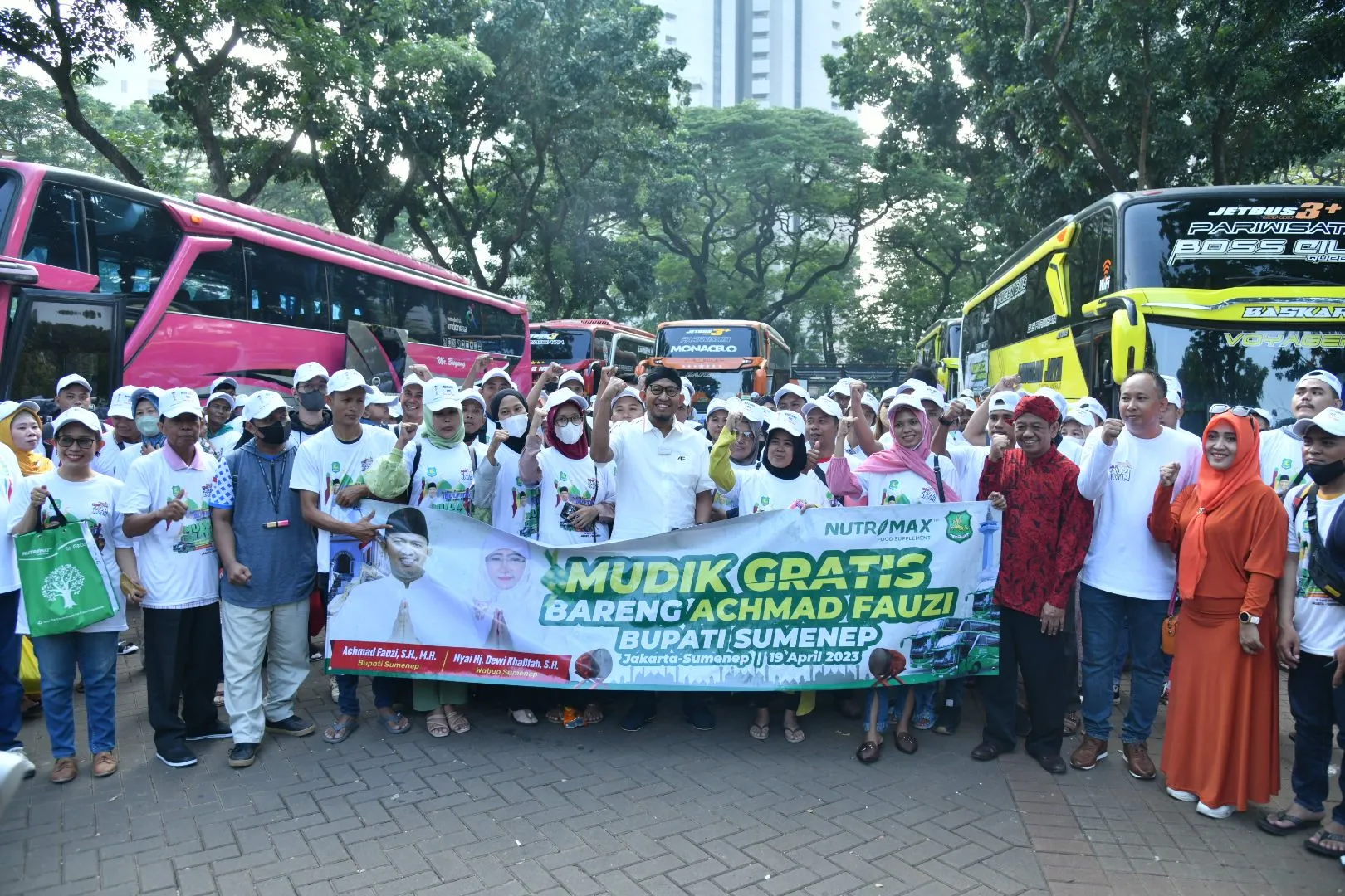 Mudik Gratis Warga Sumenep Ala Bupati Achmad Fauzi