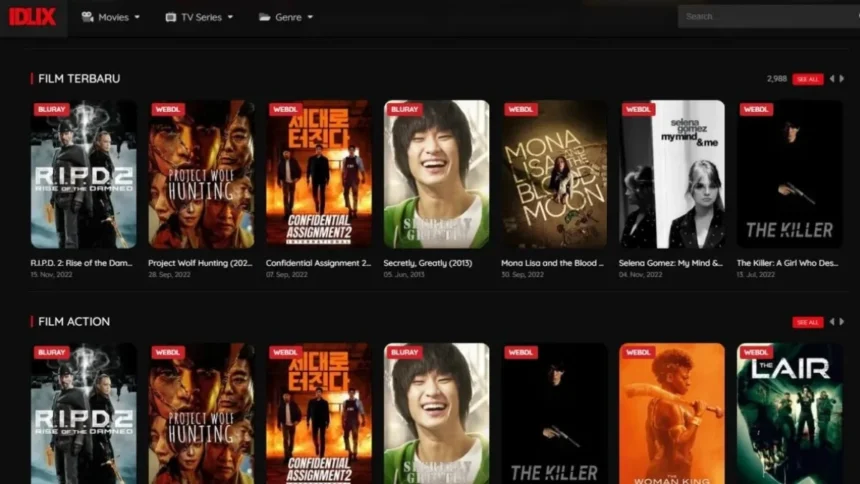 IDLIX, Link Livestreaming Film Gratis? Bandingkan Dulu Risiko dan Keamanannya!