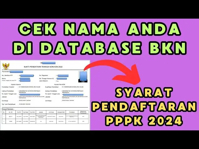 Cek Database BKN PPPK: Panduan Lengkap untuk Tahun 2024 (Ilustrasi)