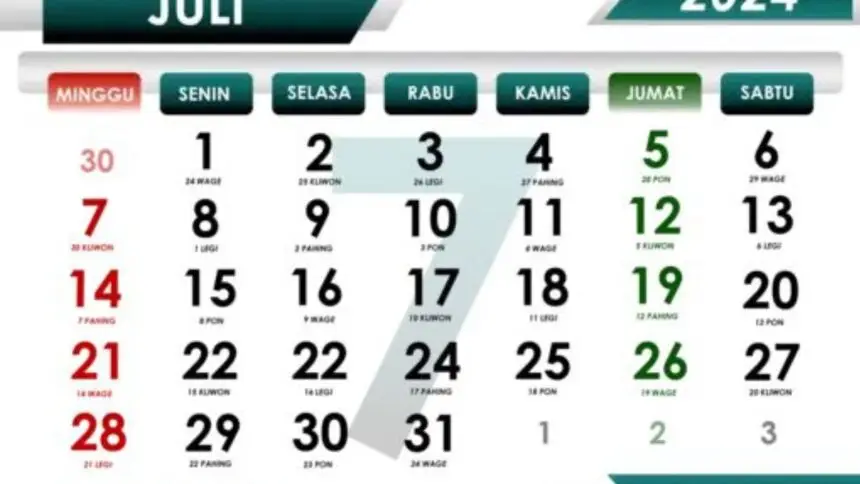 Rencanakan Liburan Seru di Bulan Juli: Ini Daftar Hari Libur yang Wajib Kamu Catat! (Ilustrasi)