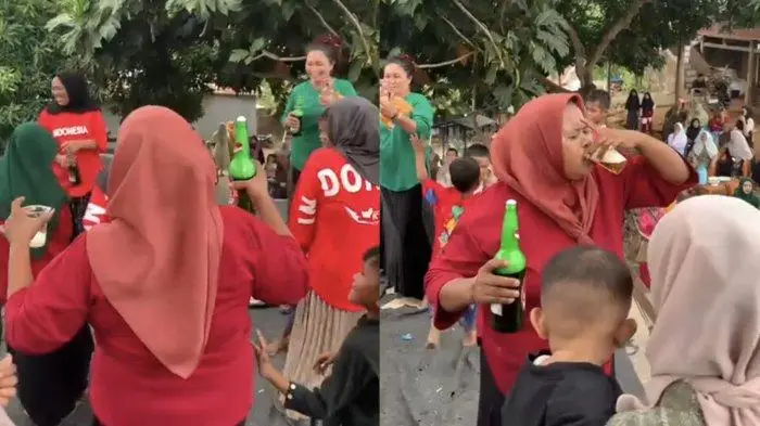 Joget Sambil Minum Miras, Emak-Emak Jeneponto Jadi Sorotan Netizen (Ilustrasi)