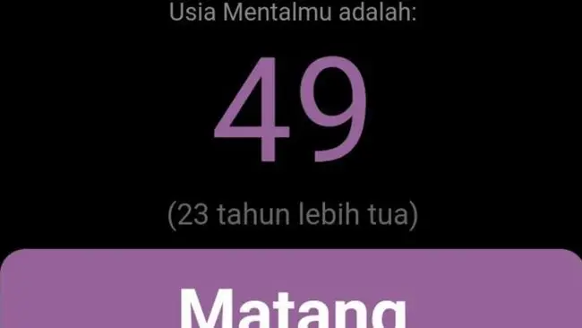 Usia Mental Mu Berapa? Cek Kelayakan nya (Ilustrasi)