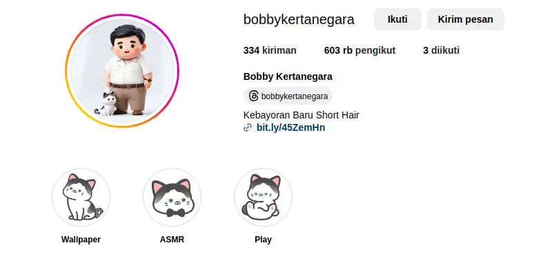 Bobby Kertanegara: Ini Rahasia Perawatan Kucing Kesayangan Prabowo Subianto di Istana (Ilustrasi)