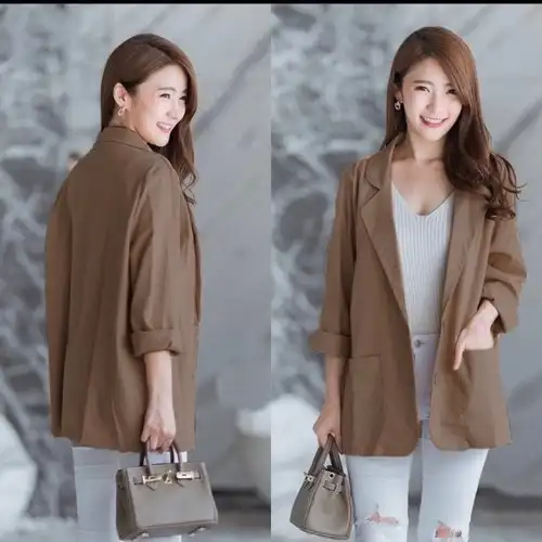Blazer wanita gaya casual