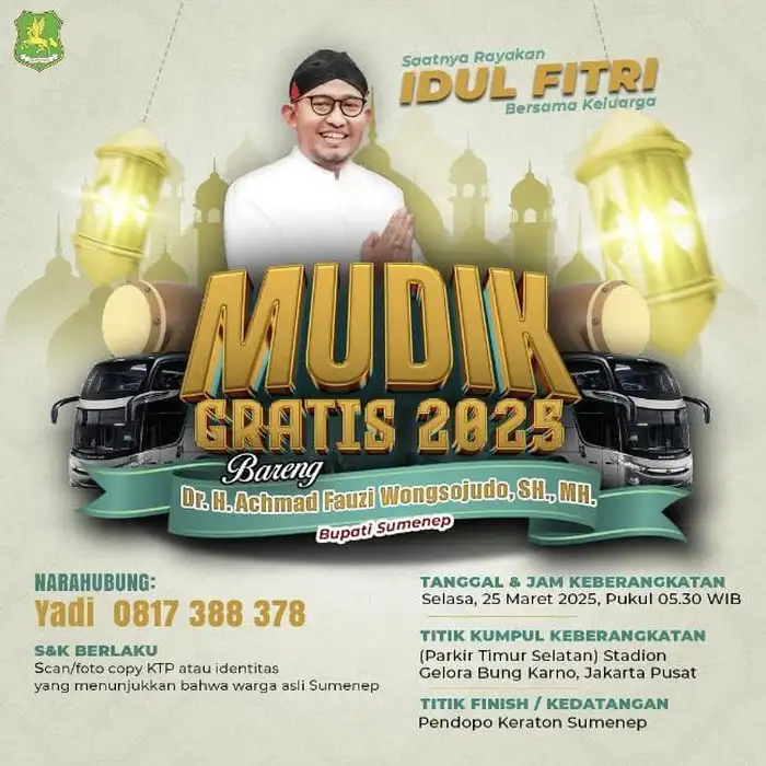 Pemkab Sumenep Gelar Mudik Gratis untuk Warga Perantauan di Jakarta (Ilustrasi)
