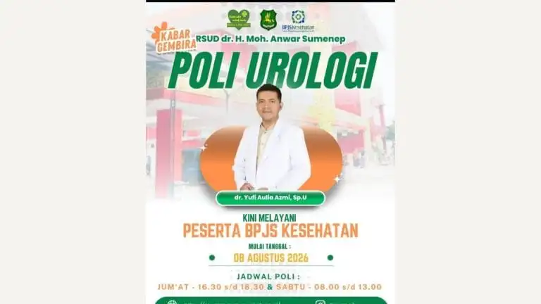 Pasien BPJS Kini Bisa Manfaatkan Layanan Poli Urologi RSUDMA Sumenep (Ilustrasi)